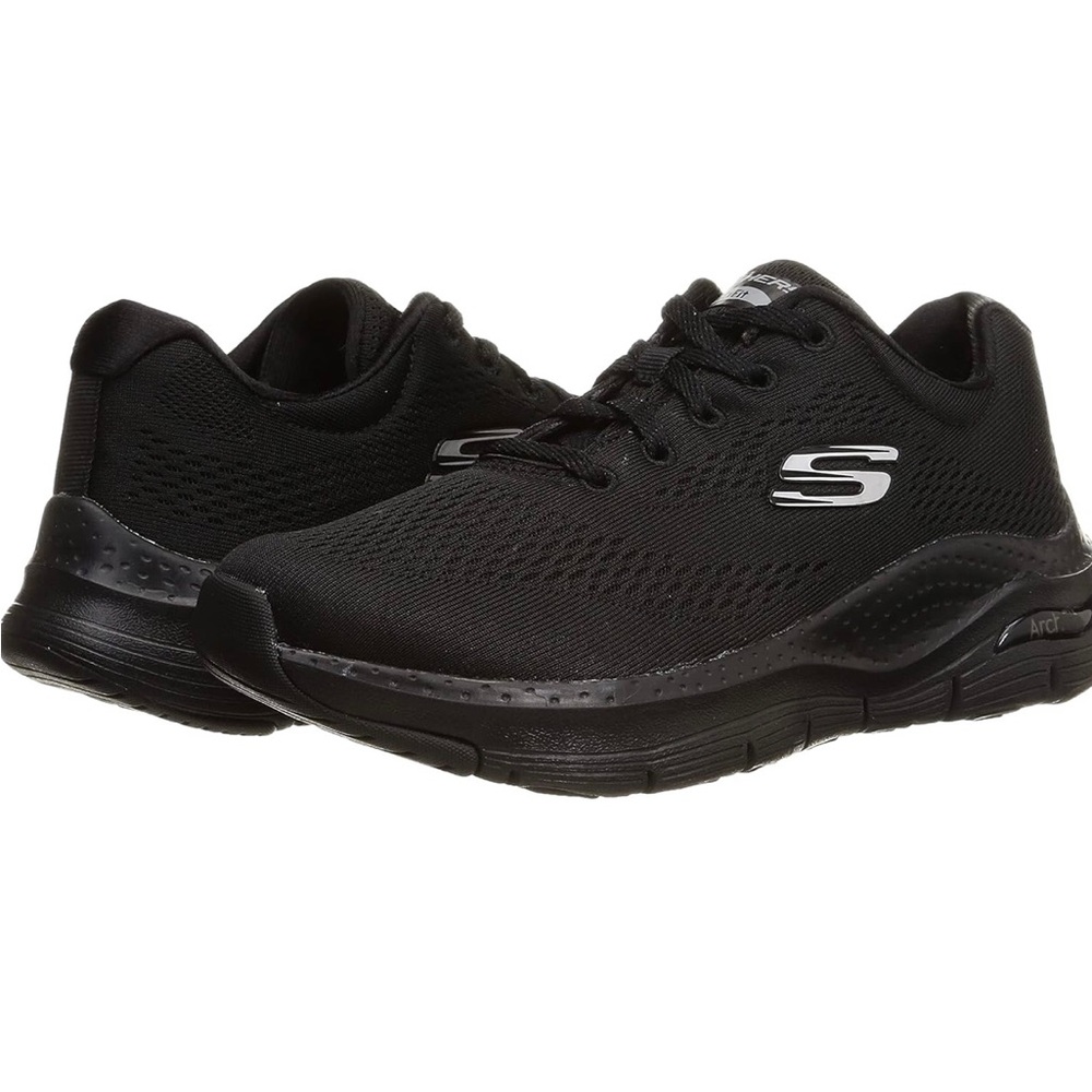 Skechers womens Arch Fit - Big Appeal, Black, US 5B(M)